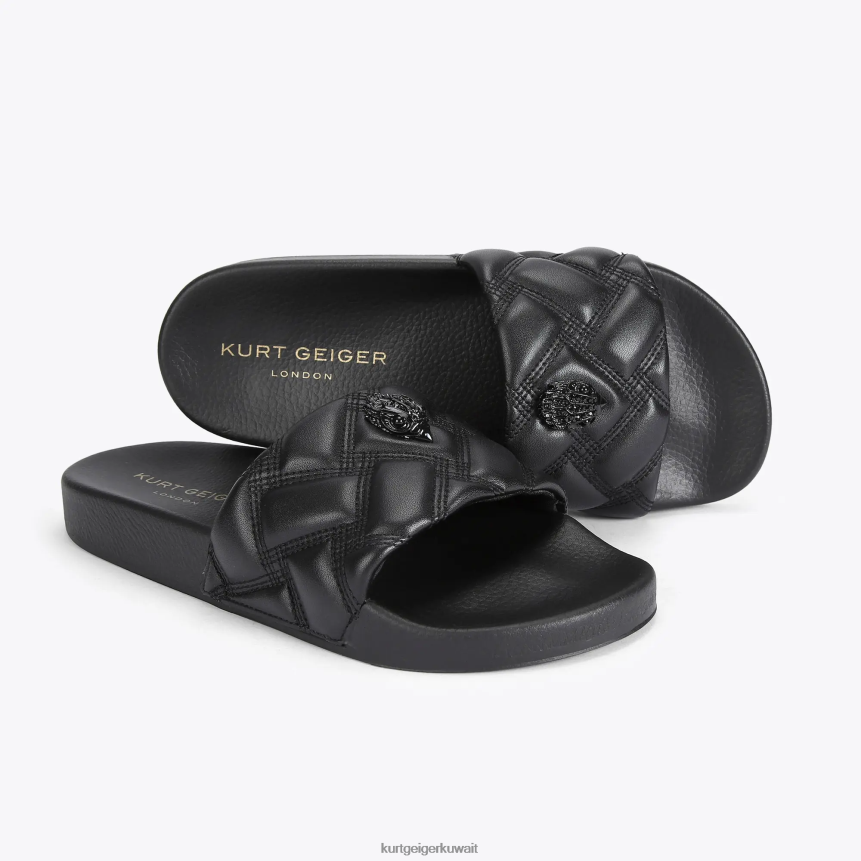 كيلووات Kurt Geiger نحيف لندن مينا النسر غمر أسود X06PDH274 | أحذية