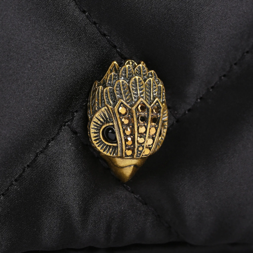 كيلووات Kurt Geiger نحيف حقيبة مستحضرات التجميل المعاد تدويرها في لندن أسود X06PDH280 | أكياس