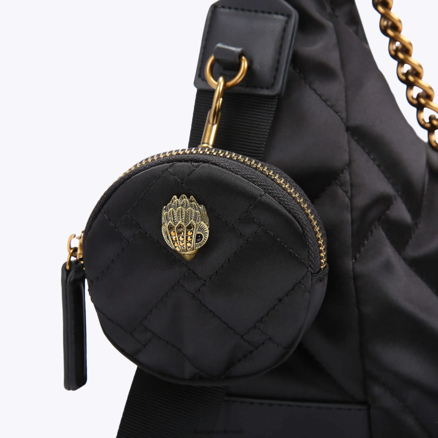 كيلووات Kurt Geiger نحيف لندن المعاد تدويرها المتشرد الكبير أسود X06PDH281 | أكياس