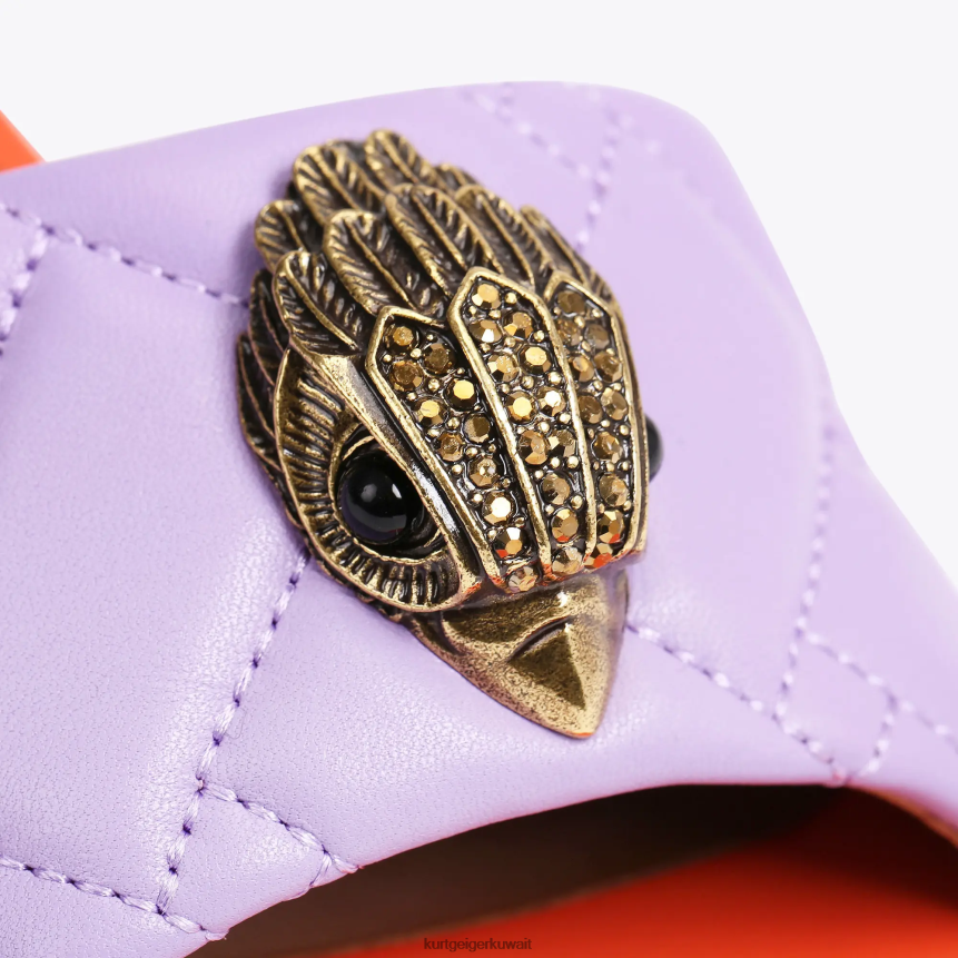 كيلووات Kurt Geiger نحيف صندل مسطح من لندن كنسينغتون آخر X06PDH286 | أحذية