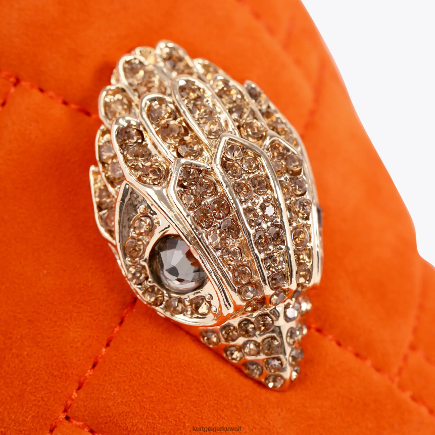 كيلووات Kurt Geiger نحيف لندن كنسينغتون إسفين البغل البرتقالي X06PDH287 | أحذية