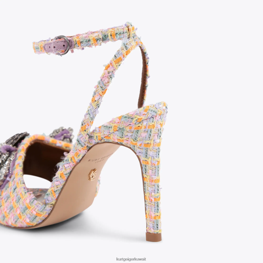 كيلووات Kurt Geiger نحيف صندل لندن كينسينغتون البرتقالي X06PDH289 | أحذية