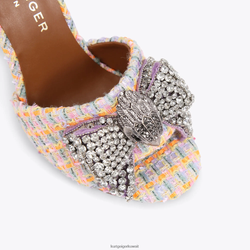 كيلووات Kurt Geiger نحيف صندل لندن كينسينغتون البرتقالي X06PDH289 | أحذية