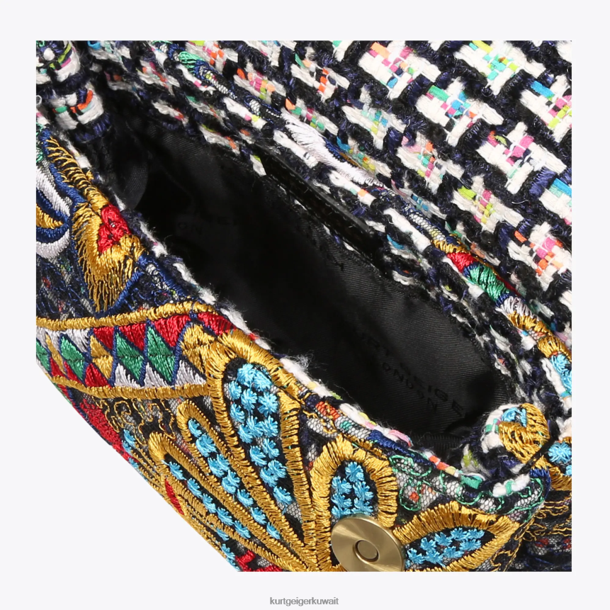 كيلووات Kurt Geiger نحيف لندن تويد ميني كنسينغتون في لندن متعددة / أخرى X06PDH28 | أكياس