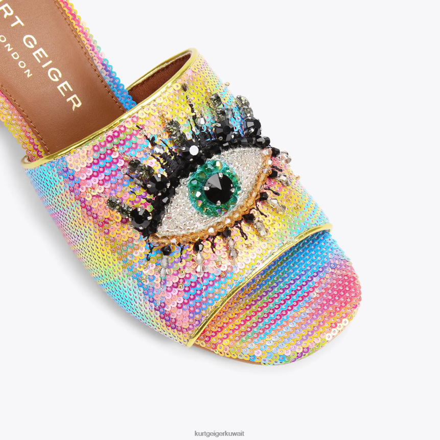 كيلووات Kurt Geiger نحيف عين كتلة زيتون لندن متعددة / أخرى X06PDH293 | أحذية