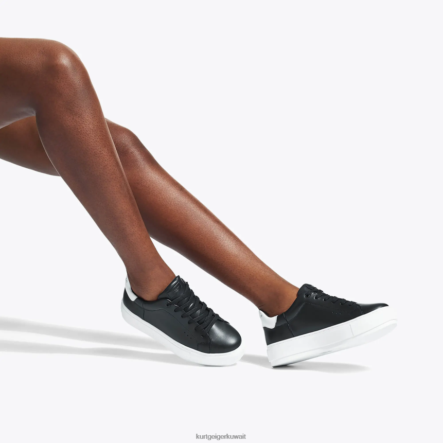 كيلووات Kurt Geiger نحيف لندن لايني أسود X06PDH303 | أحذية