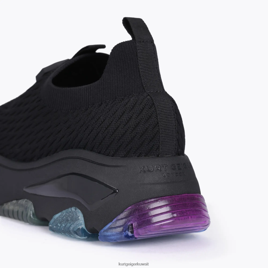 كيلووات Kurt Geiger نحيف لندن ليتي متماسكة أسود X06PDH305 | أحذية