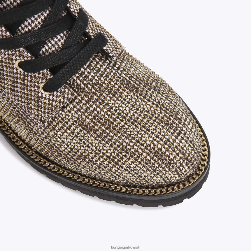 كيلووات Kurt Geiger نحيف لندن ساتون اللون البيج X06PDH308 | أحذية