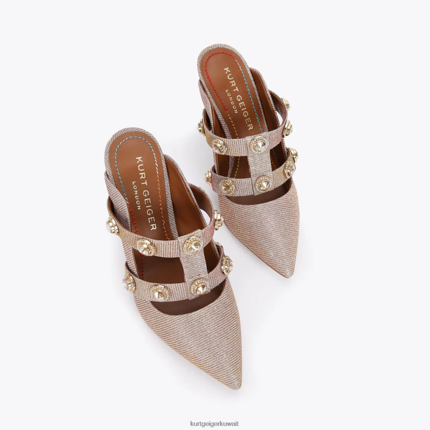 كيلووات Kurt Geiger نحيف لندن اوكتافيا ذهب X06PDH317 | أحذية
