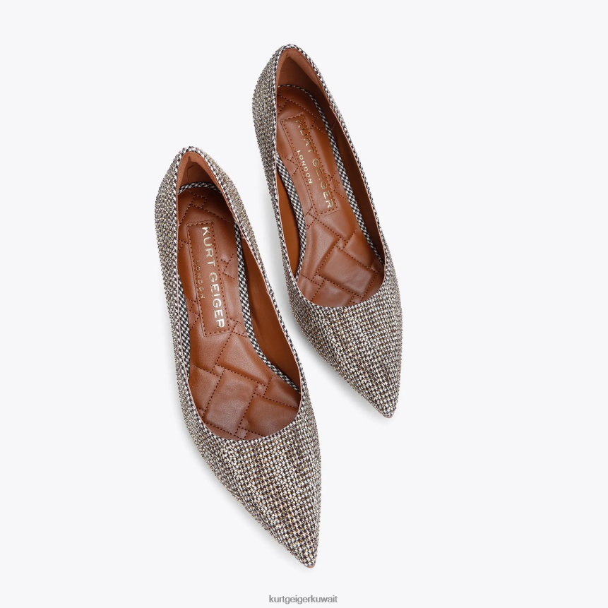 كيلووات Kurt Geiger نحيف لندن بلجرافيا اللون البيج X06PDH319 | أحذية