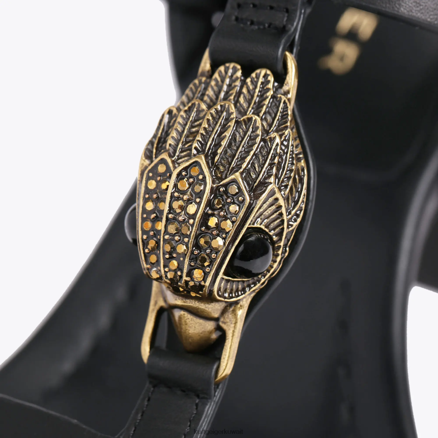 كيلووات Kurt Geiger نحيف لندن هامبتون تي بار بلوك أسود X06PDH338 | أحذية