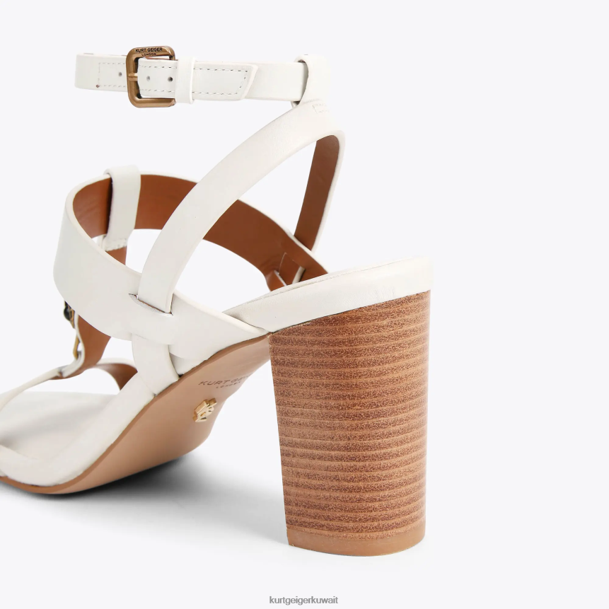 كيلووات Kurt Geiger نحيف لندن هامبتون تي بار بلوك عظم X06PDH339 | أحذية