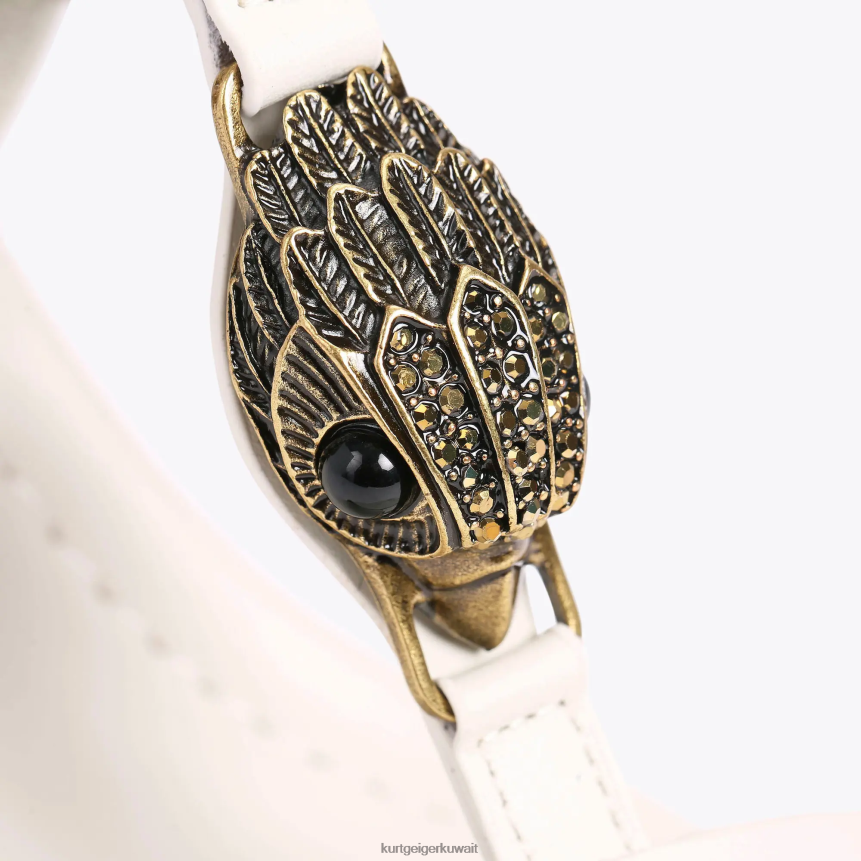 كيلووات Kurt Geiger نحيف لندن هامبتون تي بار بلوك عظم X06PDH339 | أحذية