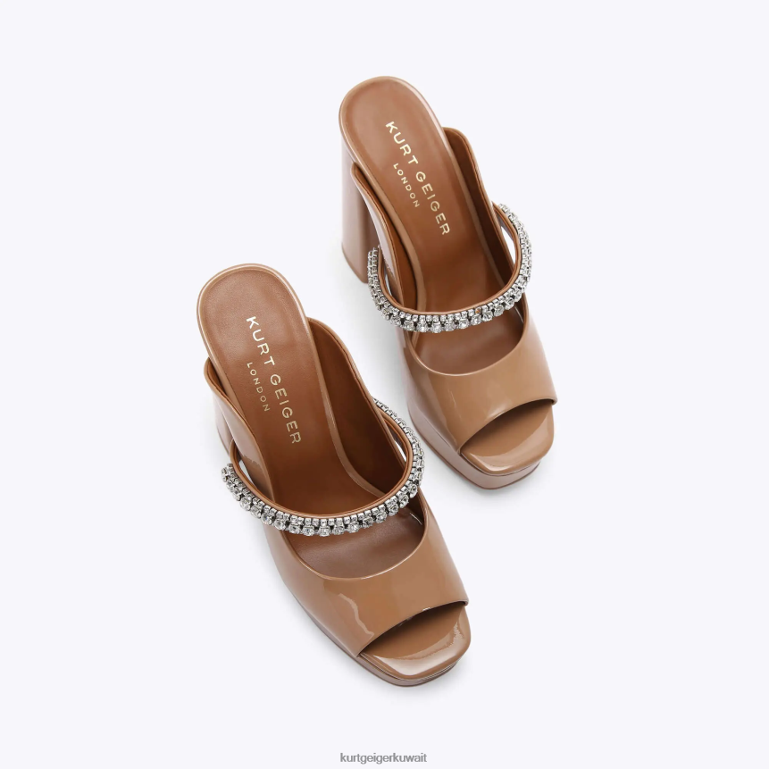 كيلووات Kurt Geiger نحيف لندن ديوك منصة زقزقة اصبع القدم جمل X06PDH341 | أحذية