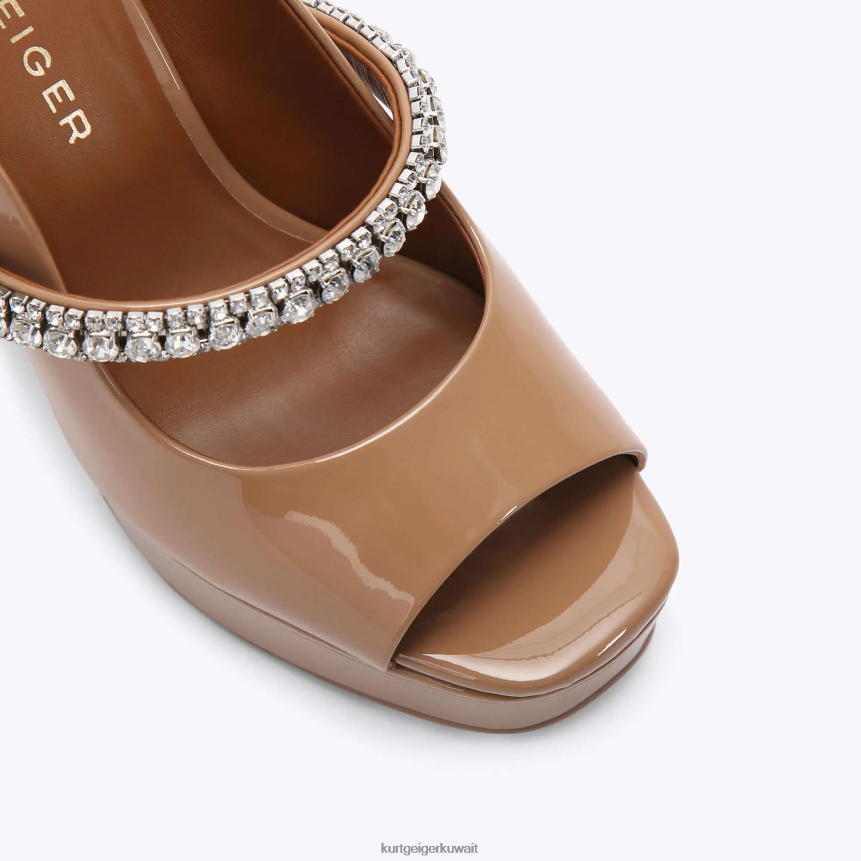 كيلووات Kurt Geiger نحيف لندن ديوك منصة زقزقة اصبع القدم جمل X06PDH341 | أحذية