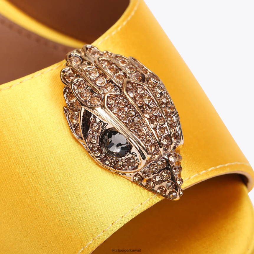 كيلووات Kurt Geiger نحيف لندن كنسينغتون د أورساي أصفر X06PDH343 | أحذية