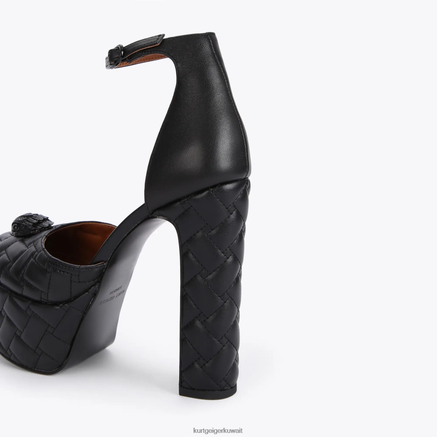 كيلووات Kurt Geiger نحيف منصة لندن كنسينغتون أسود X06PDH347 | أحذية
