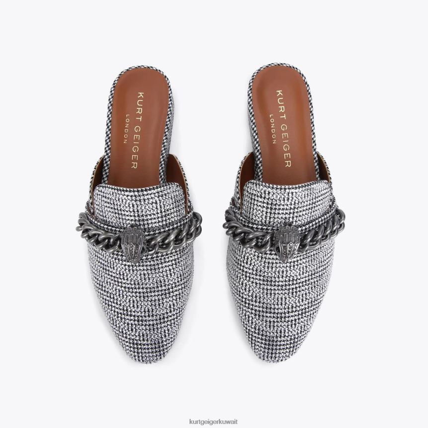كيلووات Kurt Geiger نحيف لندن تشيلسي بغل فضة X06PDH362 | أحذية