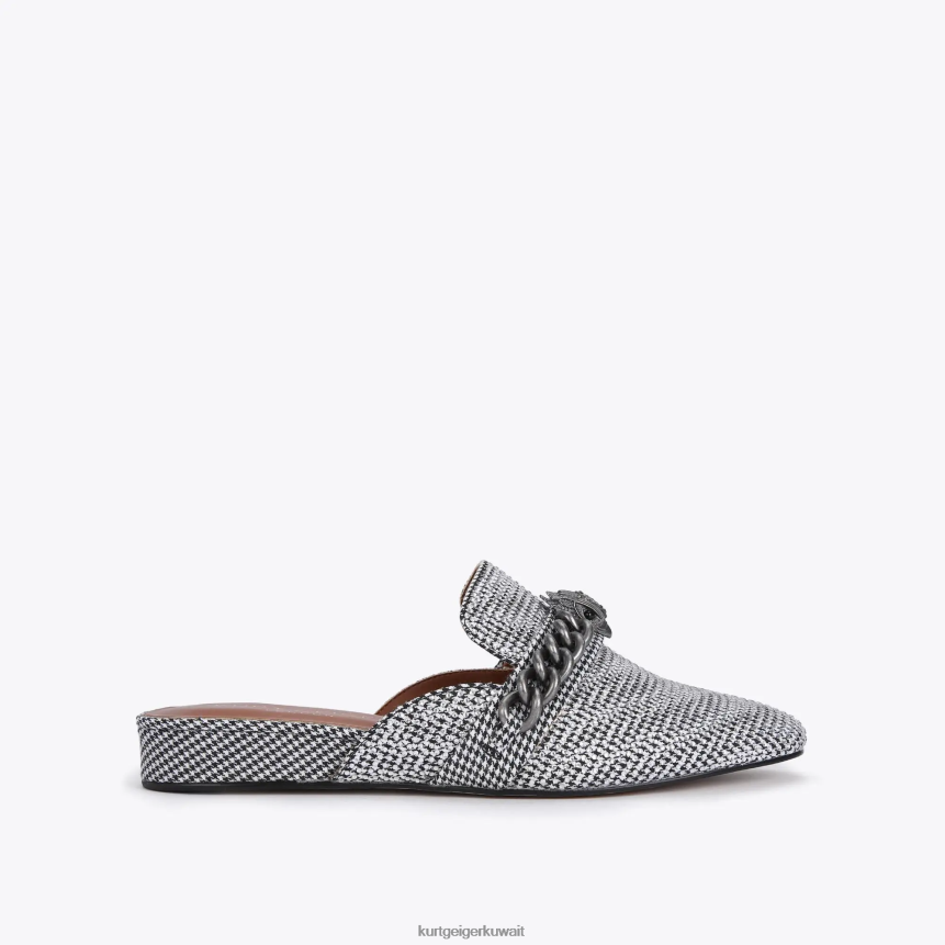 كيلووات Kurt Geiger نحيف لندن تشيلسي بغل فضة X06PDH362 | أحذية