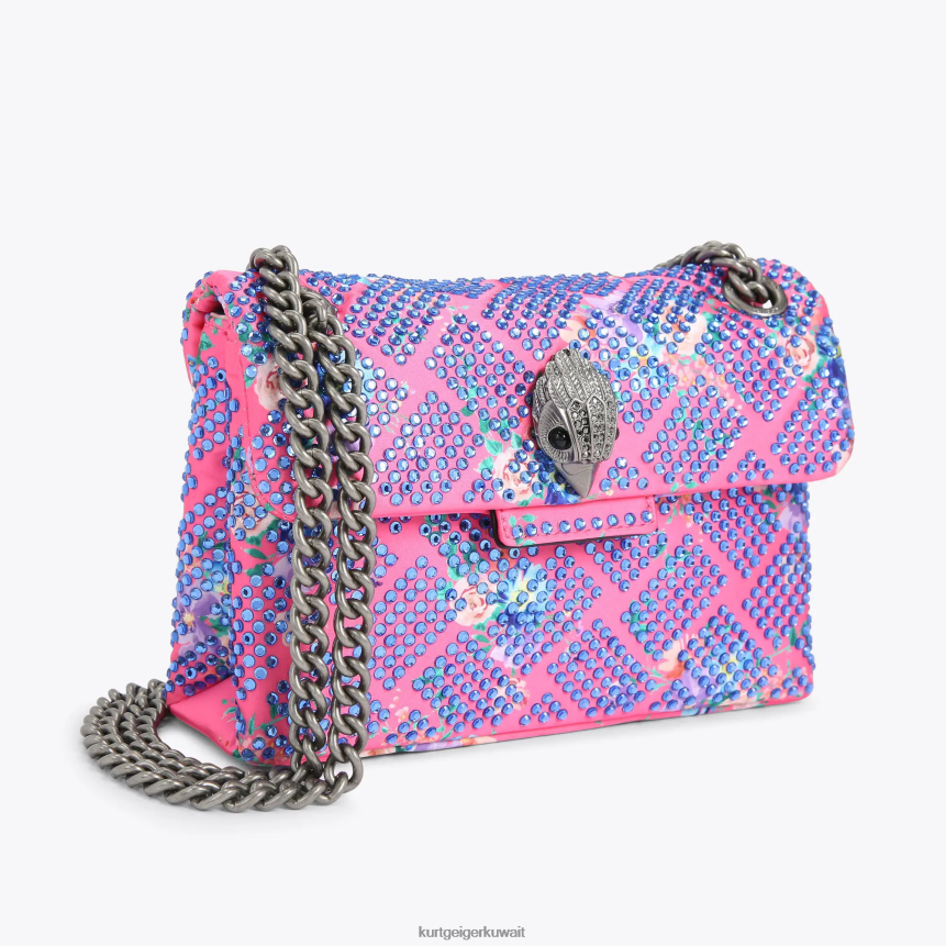 كيلووات Kurt Geiger نحيف قماش لندن ميني كنسينغتون مزيج وردي X06PDH36 | أكياس