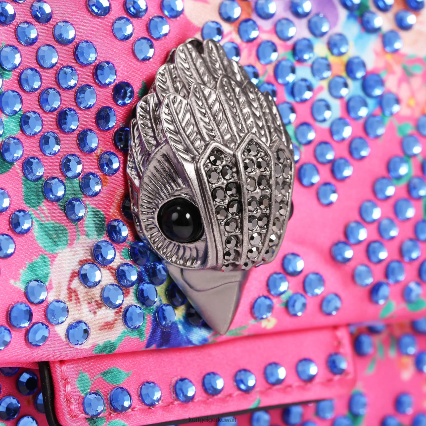 كيلووات Kurt Geiger نحيف قماش لندن ميني كنسينغتون مزيج وردي X06PDH36 | أكياس