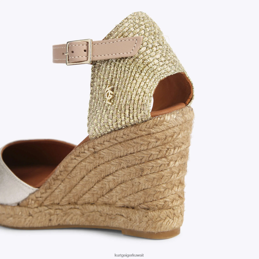 كيلووات Kurt Geiger نحيف لندن مونتي مزيج الذهب X06PDH370 | أحذية