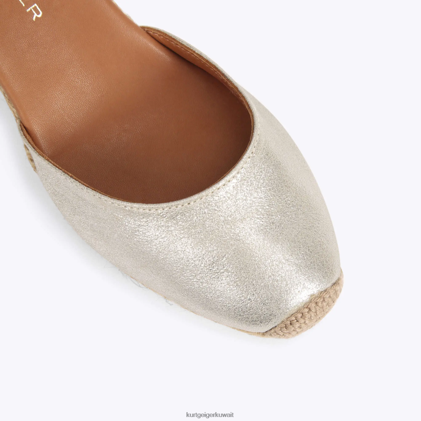 كيلووات Kurt Geiger نحيف لندن مونتي مزيج الذهب X06PDH370 | أحذية