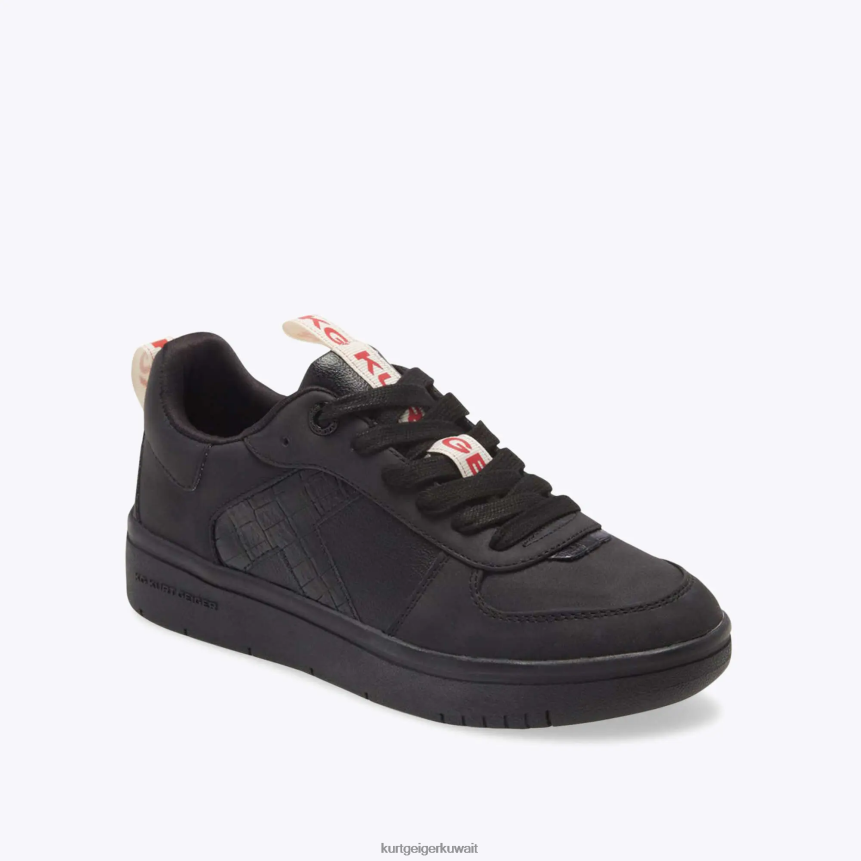 كيلووات Kurt Geiger نحيف هبطت لندن مزيج أسود X06PDH372 | أحذية