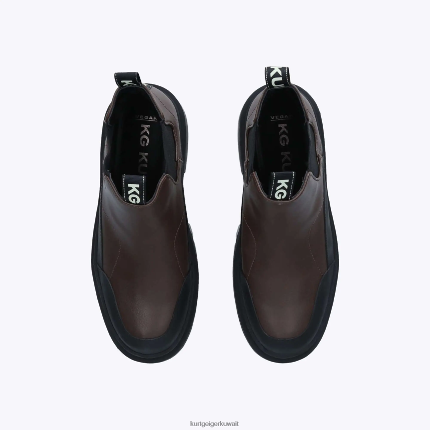 كيلووات Kurt Geiger نحيف لندن تعقب تشيلسي بني X06PDH374 | أحذية