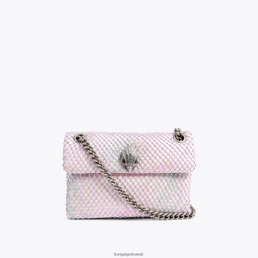 كيلووات Kurt Geiger نحيف قماش لندن ميني كنسينغتون مزيج معدني X06PDH38 | أكياس