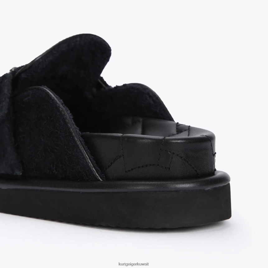 كيلووات Kurt Geiger نحيف لندن أورسون كريستال بغل أسود X06PDH384 | أحذية
