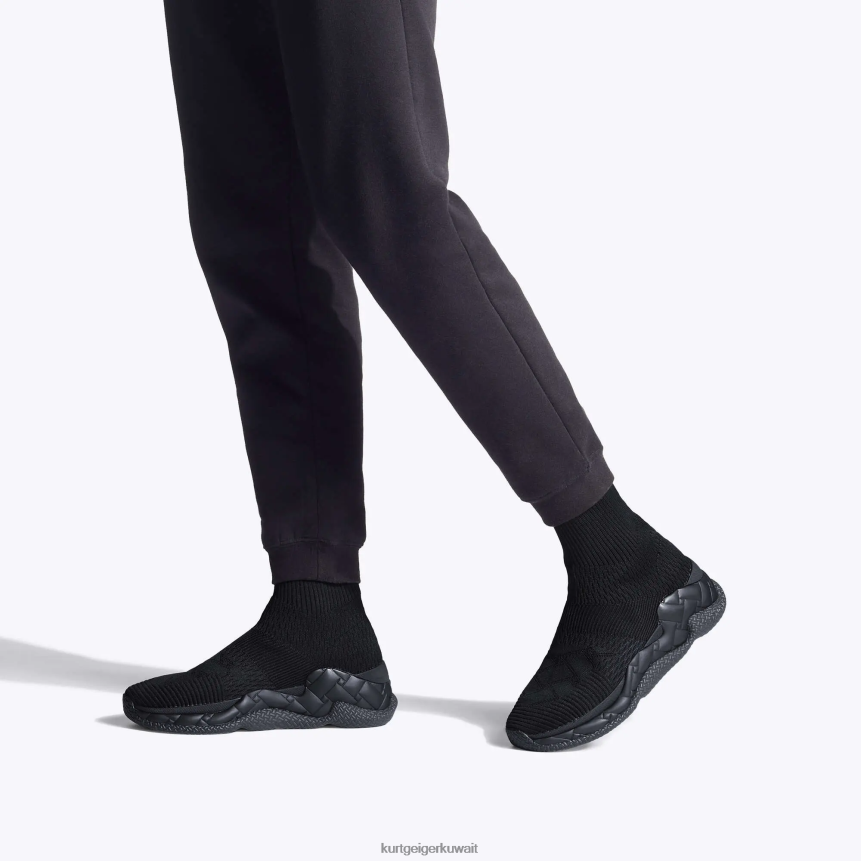 كيلووات Kurt Geiger نحيف لندن رجل لندن جورب أسود X06PDH385 | أحذية
