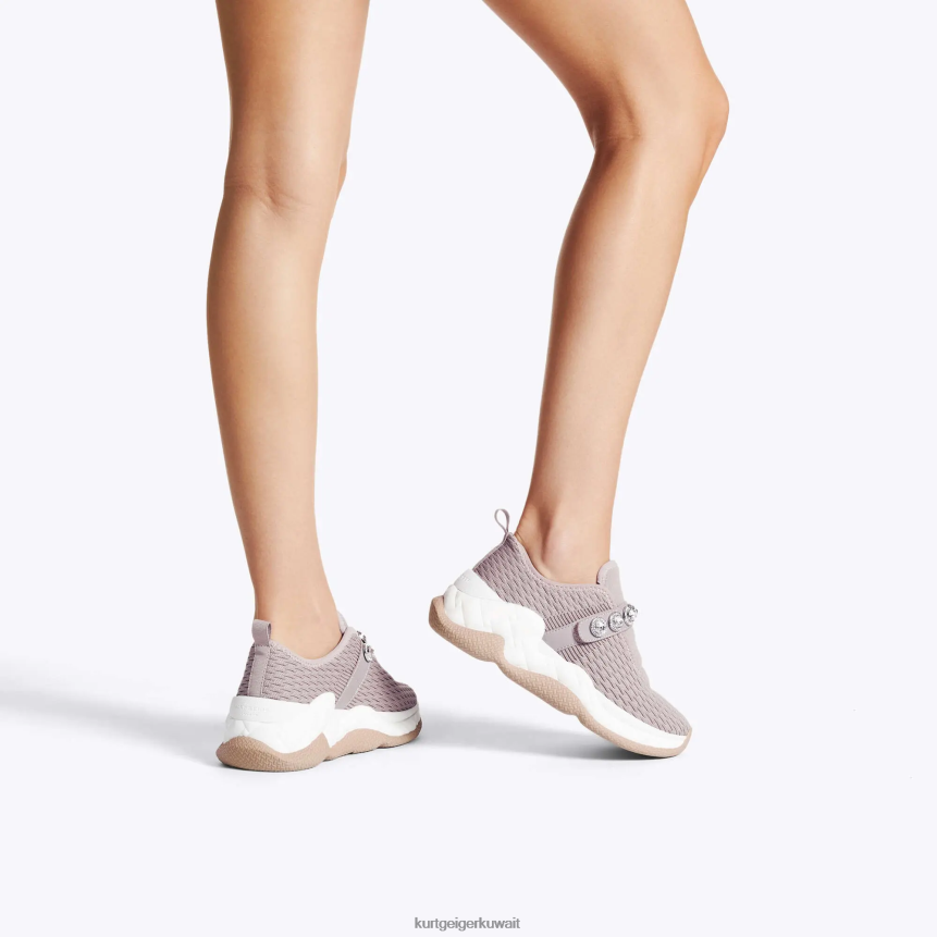 كيلووات Kurt Geiger نحيف لندن لندن جوهرة متماسكة احمر خدود X06PDH386 | أحذية