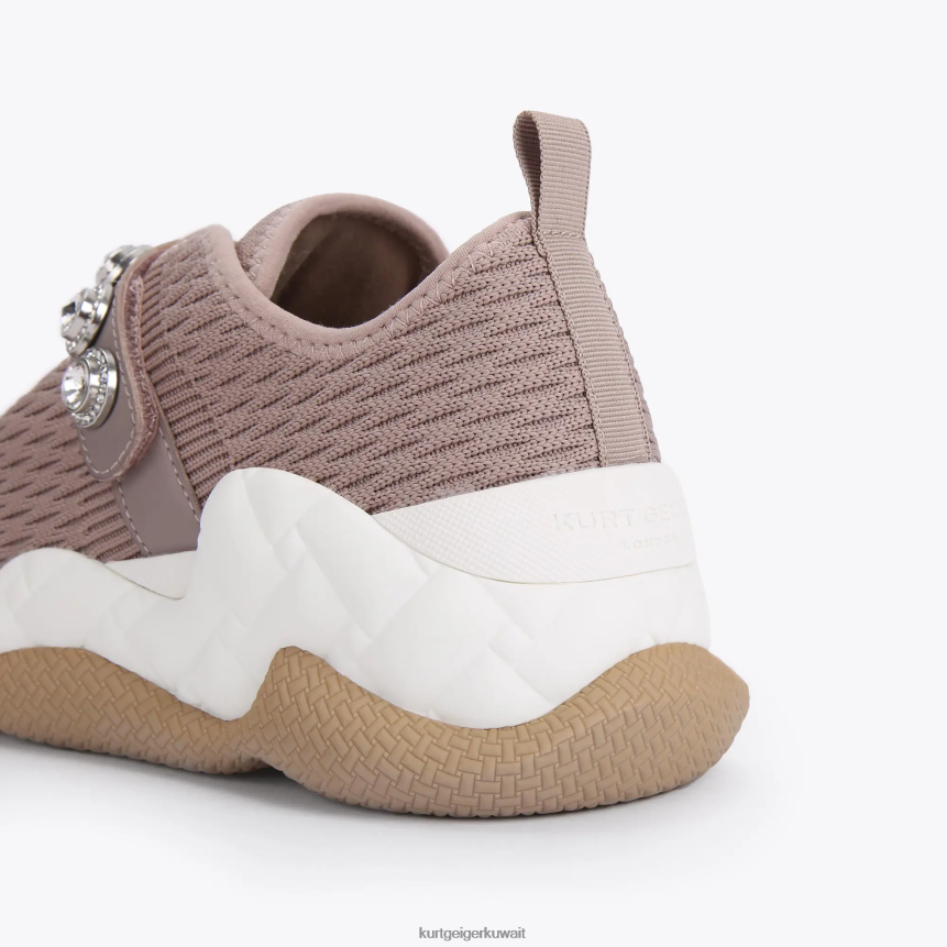 كيلووات Kurt Geiger نحيف لندن لندن جوهرة متماسكة احمر خدود X06PDH386 | أحذية