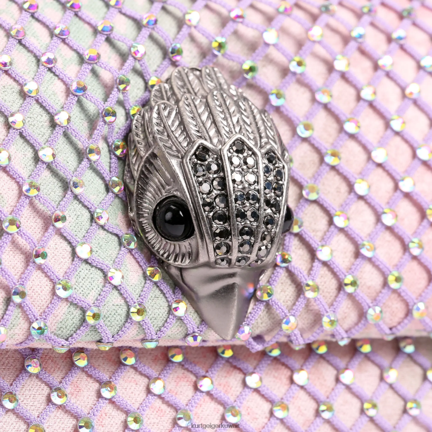 كيلووات Kurt Geiger نحيف قماش لندن ميني كنسينغتون مزيج معدني X06PDH38 | أكياس