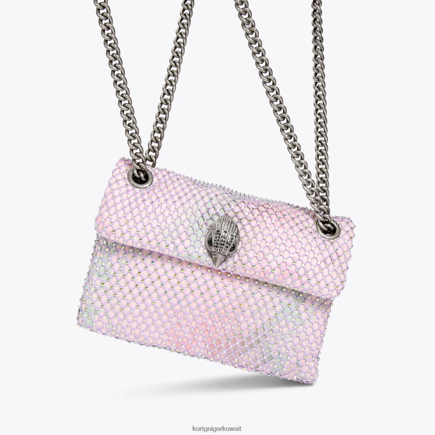 كيلووات Kurt Geiger نحيف قماش لندن ميني كنسينغتون مزيج معدني X06PDH38 | أكياس