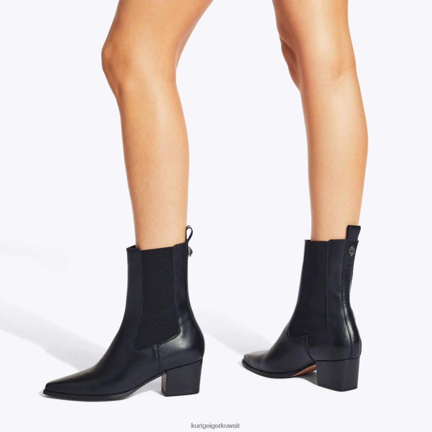 كيلووات Kurt Geiger نحيف نجم لندن تشيلسي أسود X06PDH396 | أحذية