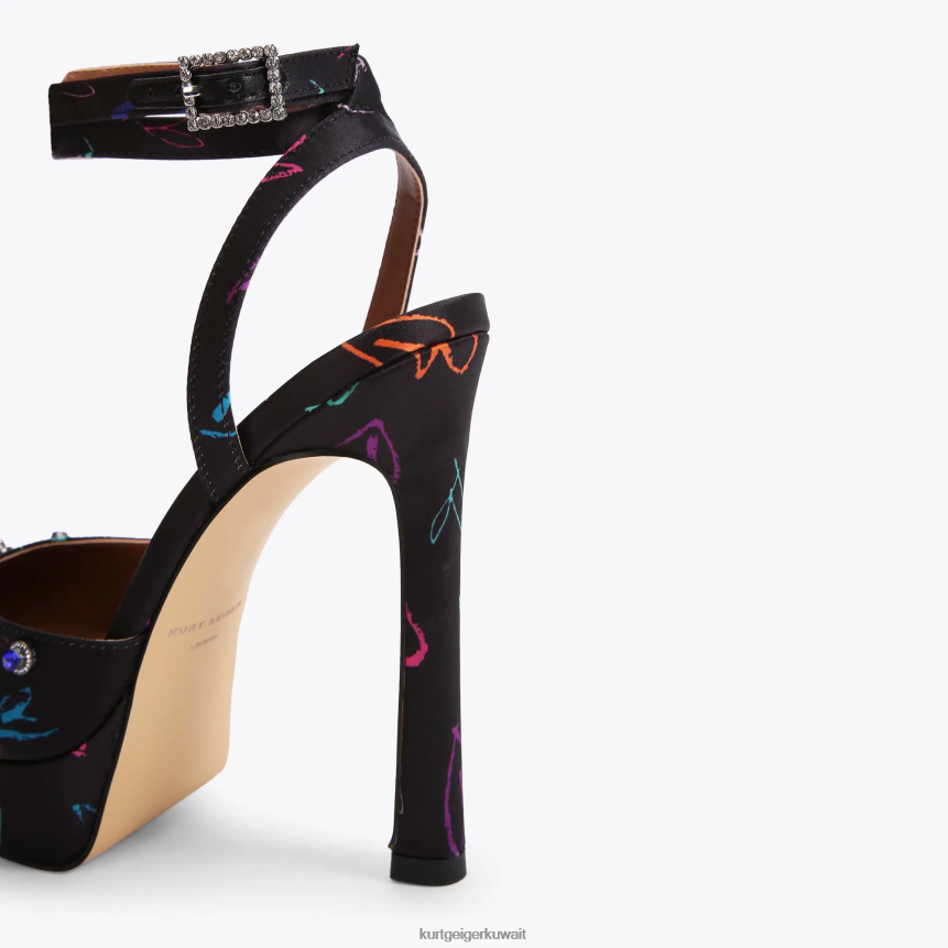 كيلووات Kurt Geiger نحيف منصة لندن اوكتافيا أسود آخر X06PDH409 | أحذية