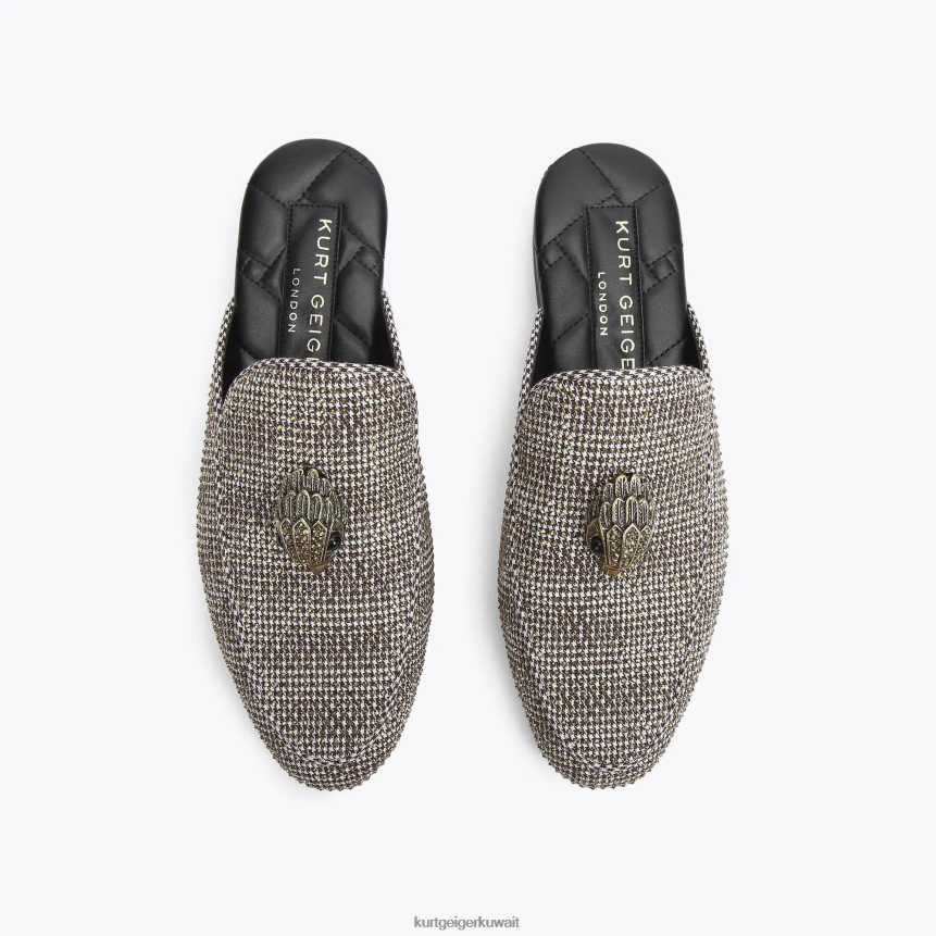 كيلووات Kurt Geiger نحيف لندن هولي النسر بغل اللون البيج X06PDH416 | أحذية