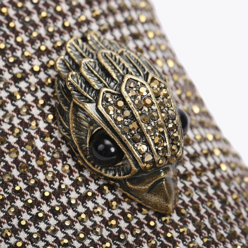 كيلووات Kurt Geiger نحيف لندن هولي النسر بغل اللون البيج X06PDH416 | أحذية