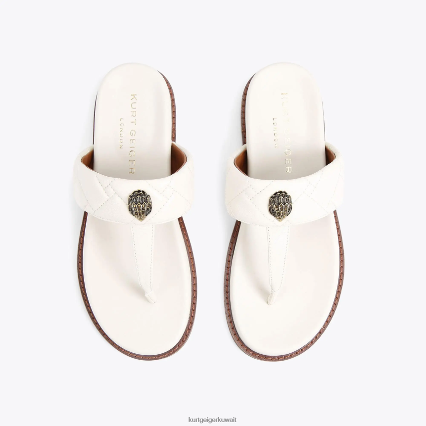 كيلووات Kurt Geiger نحيف لندن كينسينغتون تي بار مكتنزة عظم X06PDH432 | أحذية