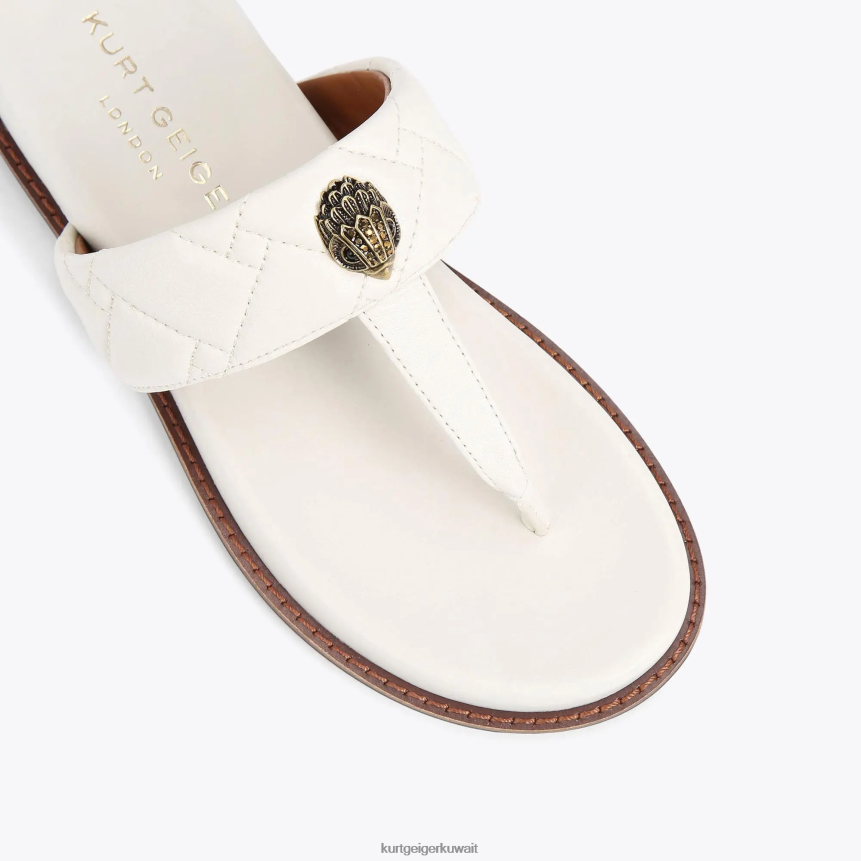 كيلووات Kurt Geiger نحيف لندن كينسينغتون تي بار مكتنزة عظم X06PDH432 | أحذية