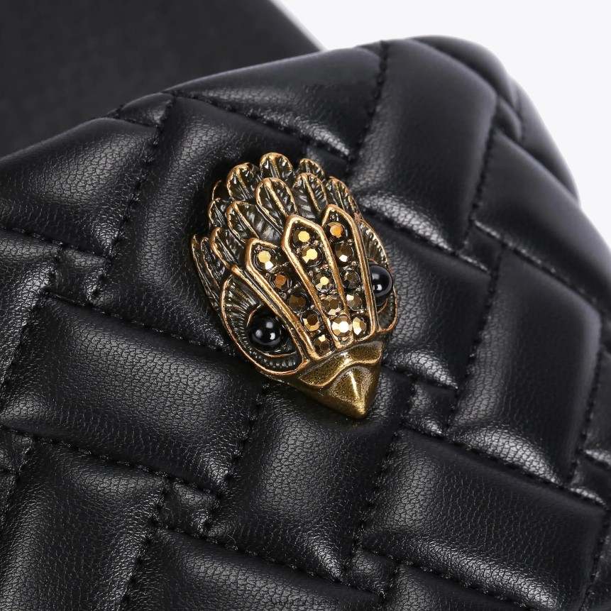 كيلووات Kurt Geiger نحيف لندن مينا النسر أسود X06PDH455 | أحذية