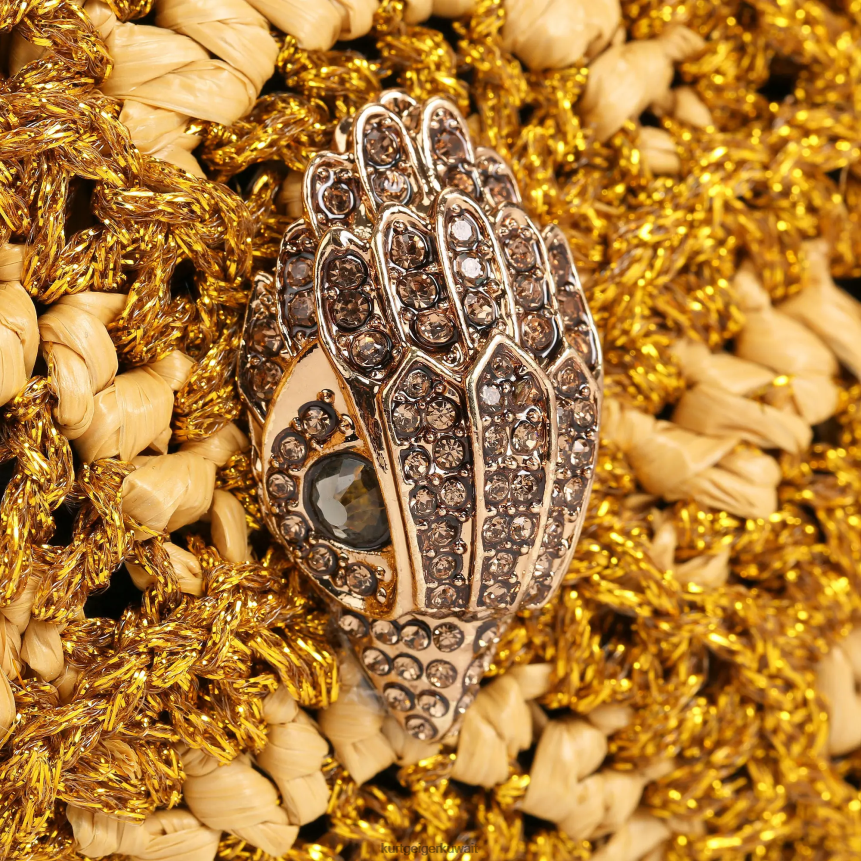 كيلووات Kurt Geiger نحيف لندن كروشيه كروس متعددة ذهب X06PDH471 | أكياس