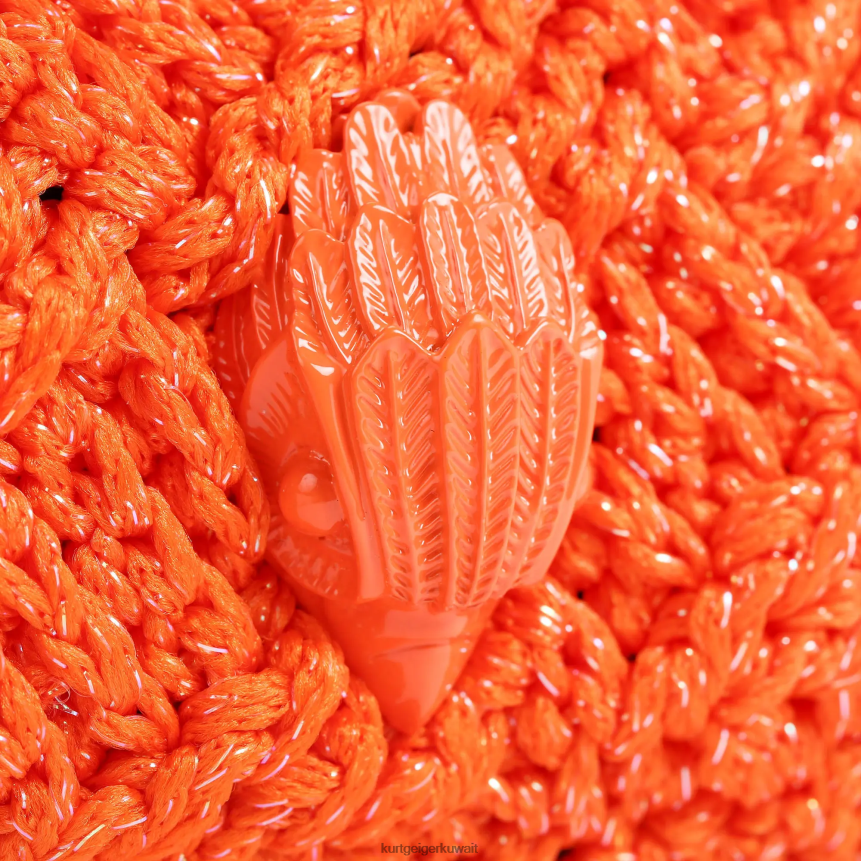 كيلووات Kurt Geiger نحيف لندن كروشيه كروس متعددة البرتقالي X06PDH472 | أكياس