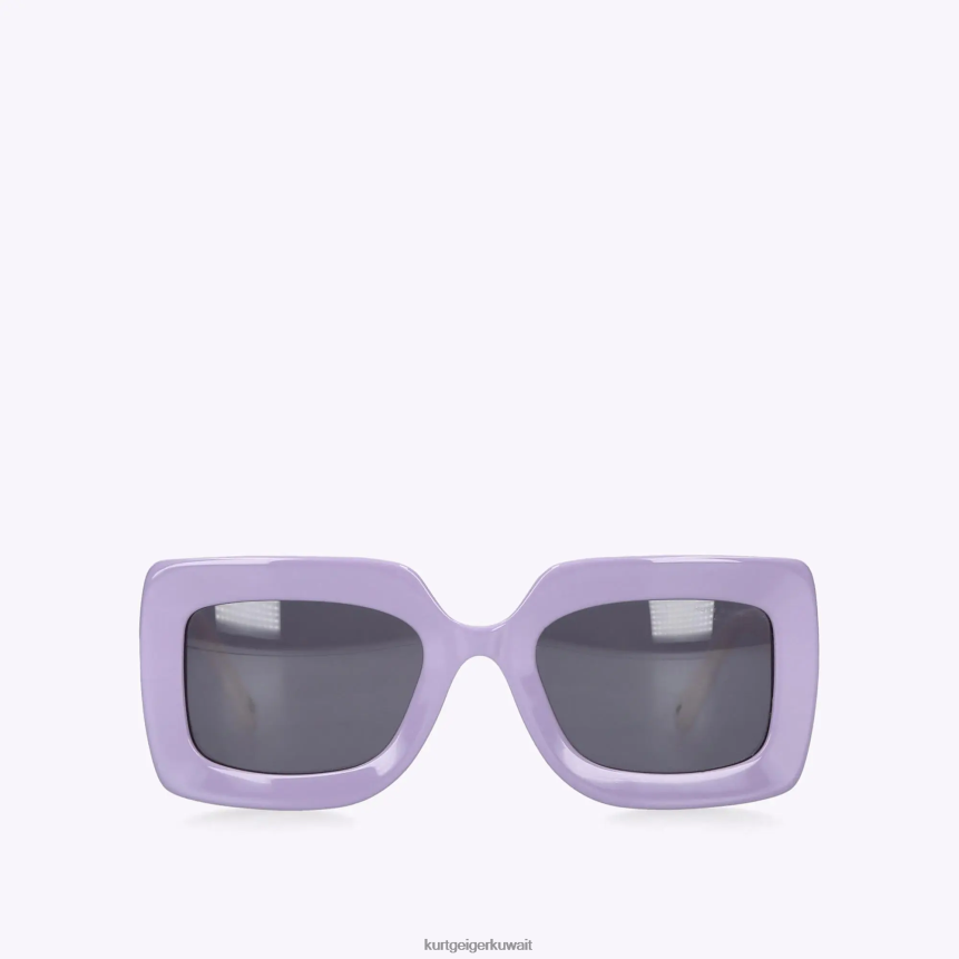 كيلووات Kurt Geiger نحيف النظارات الشمسية لندن كنسينغتون أرجواني X06PDH473 | مُكَمِّلات