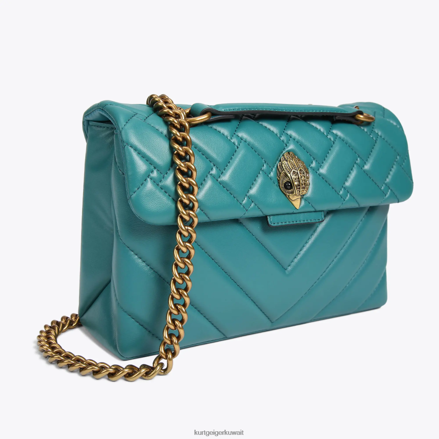 كيلووات Kurt Geiger نحيف حقيبة لندن الجلدية كنسينغتون بنزين X06PDH48 | أكياس