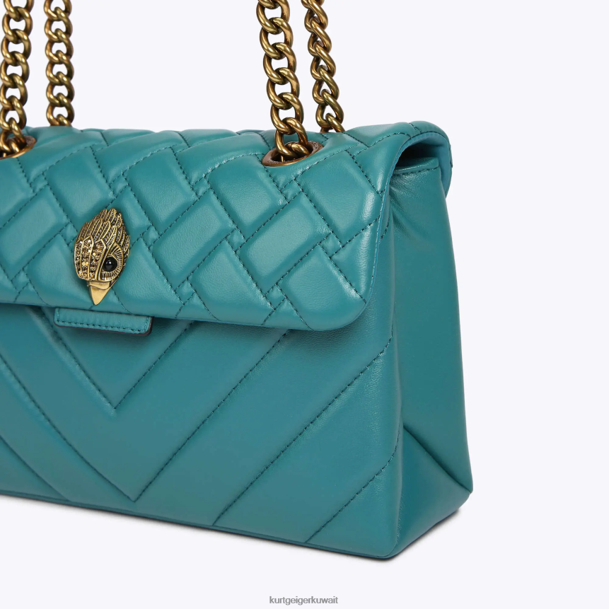 كيلووات Kurt Geiger نحيف حقيبة لندن الجلدية كنسينغتون بنزين X06PDH48 | أكياس