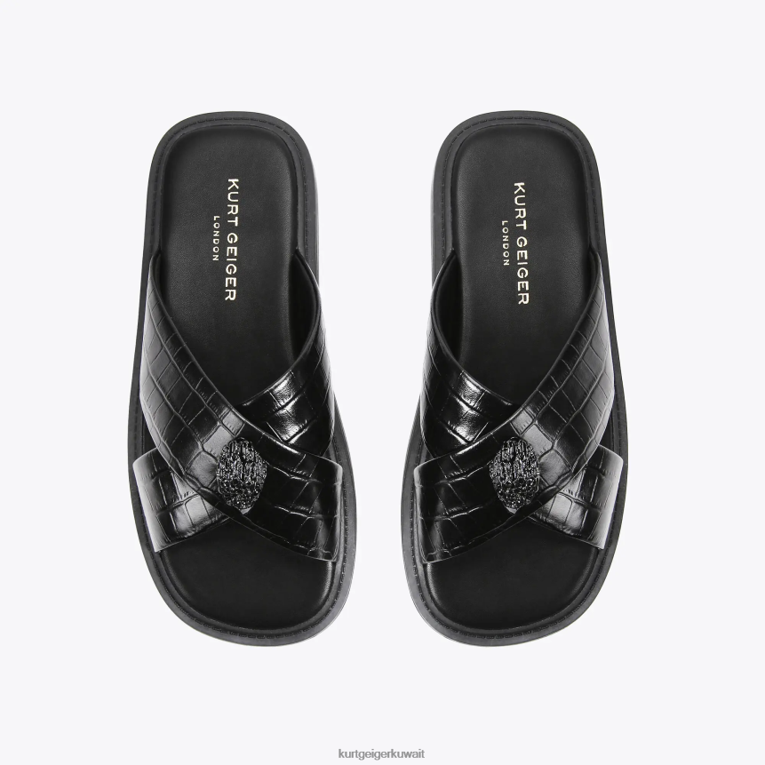 كيلووات Kurt Geiger رجال لندن أوين أسود X06PDH496 | أحذية