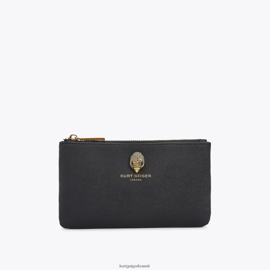 كيلووات Kurt Geiger نحيف مجموعة هدايا الحقيبة النسر لندن أسود X06PDH500 | أكياس